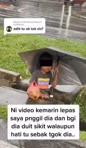 Bocah penjual mangga ini tertidur di selokan TikTok Bocah penjual mangga ini tertidur di selokan TikTok