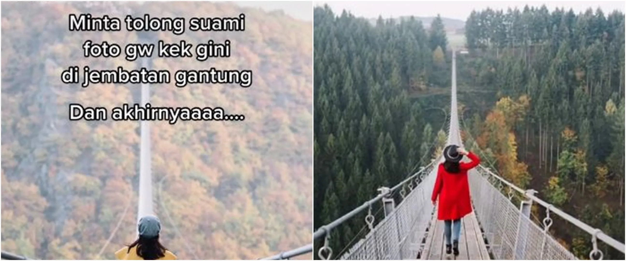 Wanita ini bagikan ekspektasi vs realita difoto suami, gagal estetik