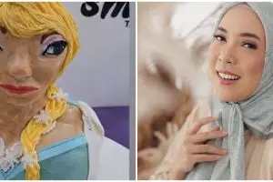 Fitri Tropica beri kejutan ugly cake ke anak, proses bikinnya rumit