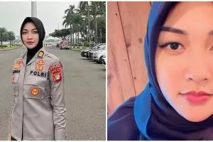 Potret AKP Rita Yuliana mantap berhijab usai dinas di Polda Metro Jaya