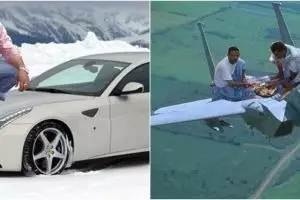 10 Editan foto pria dengan kendaraan mewah ini hasilnya maksa abis