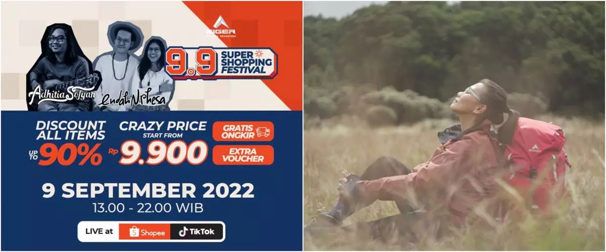 EIGER 9.9 Super Shopping Festival kolaborasikan alam dengan teknologi