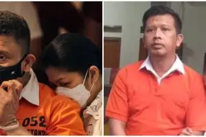 Pasangan ini parodikan gaya Sambo dan istri saat rekonstruksi, mirip