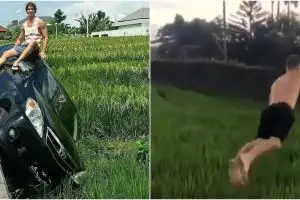 9 Kelakuan nyeleneh bule saat liburan di Bali ini bikin tepuk jidat