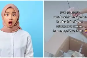 Rela rumah berantakan, cara parenting ibu ini bikin anak kreatif