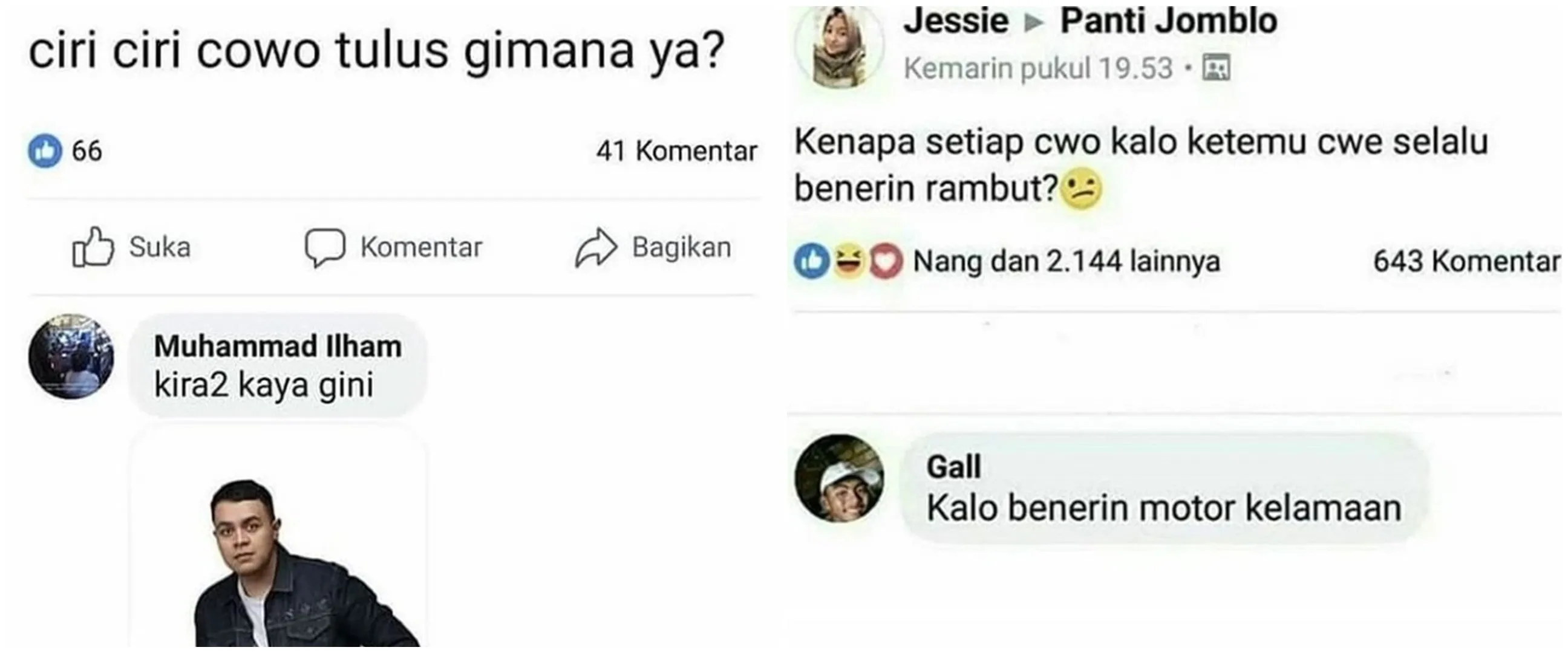 11 Komentar lucu di Facebook ini nyeleneh tapi ada benarnya