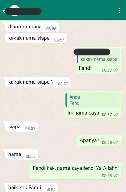 chat tanya nama © berbagai sumber