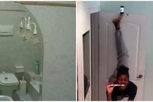 15 Potret tingkah konyol saat selfie ini bikin geleng kepala