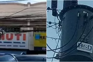 13 Penampakan aneh di tiang listrik ini nyelenehnya bikin tepuk jidat
