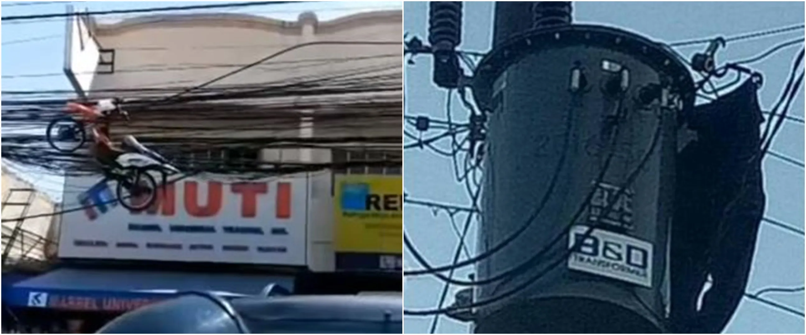 13 Penampakan aneh di tiang listrik ini nyelenehnya bikin tepuk jidat