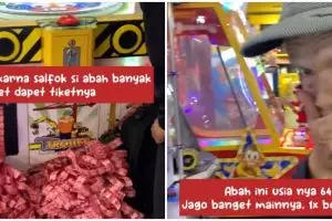 Pria ini kumpulkan ribuan tiket trolley game, alasannya bikin haru