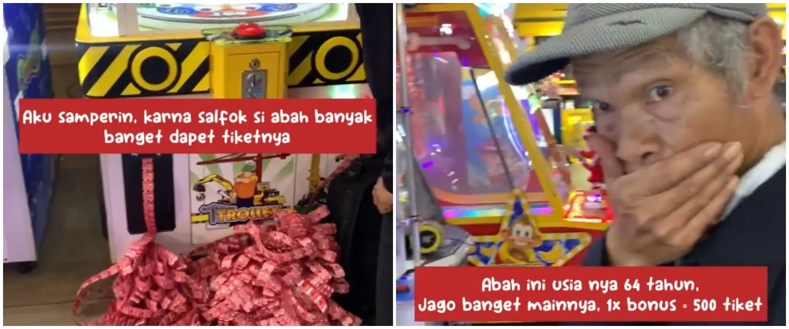 Pria ini kumpulkan ribuan tiket trolley game, alasannya bikin haru