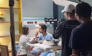 Momen di balik layar Andin cukur rambut Aldebaran Instagram