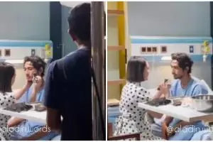Momen di balik layar Andin cukur rambut Aldebaran, penuh improvisasi