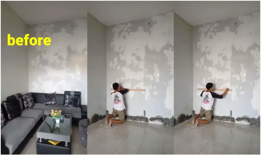 bikin ruang tamu jadi mewah © TikTok