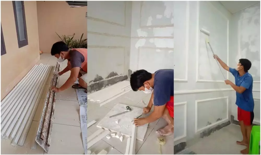 bikin ruang tamu jadi mewah © TikTok