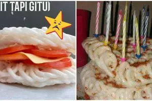 11 Potret nyeleneh makan pakai kerupuk ini bikin tepuk jidat