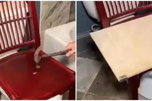 Potret nyeleneh toilet duduk kaum rebahan, bisa sandaran & selonjoran