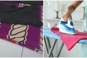 Lifehack menyetrika tanpa setrika cocok buat anak kos, inspiratif abis