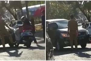 Oknum ASN tendang pemotor wanita hingga jatuh, kini sudah ditangkap