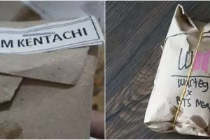 11 Tulisan di bungkus nasi ini nyelenehnya bikin mikir