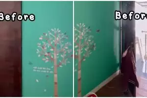 15 Potret makeover kamar mungil jadi estetik, modalnya Rp 1 jutaan