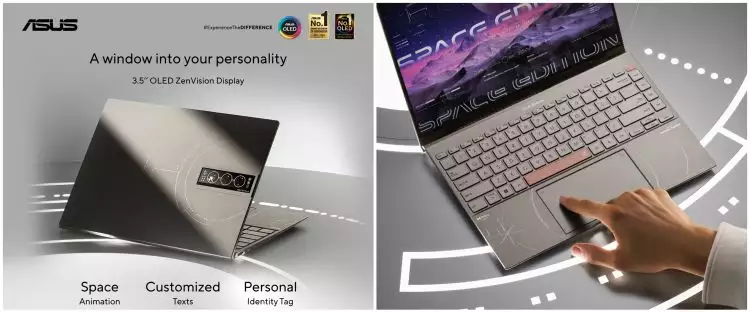 ASUS Zenbook 14X OLED Space Edition, laptop bertema luar angkasa