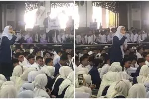 Mahasiswi ini nyanyi lagu Sang Dewi saat ospek, suaranya banjir pujian