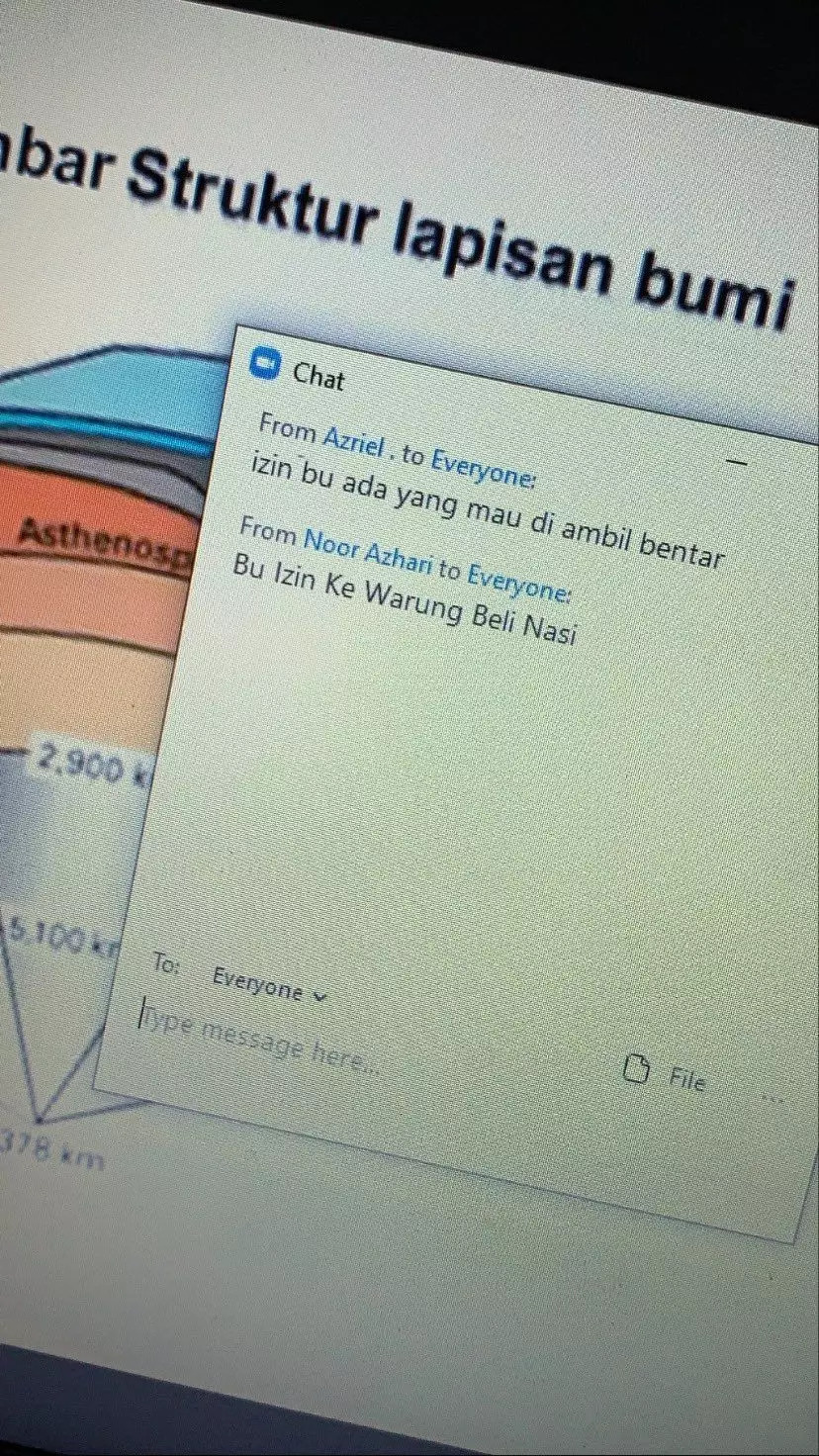 Chat lucu di Zoom Meeting Berbagai sumber Chat lucu di Zoom Meeting Berbagai sumber