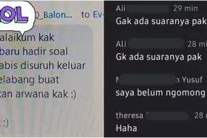 11 Chat lucu di aplikasi Zoom Meeting ini bacanya bikin senyum tipis