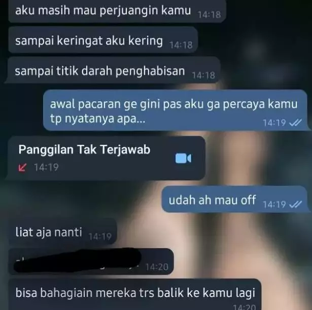Chat lucu ngajak balikan mantan Berbagai sumber