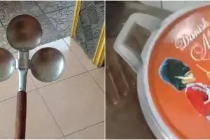 13 Penampakan alat masak di dapur ini bentuknya nyeleneh abis