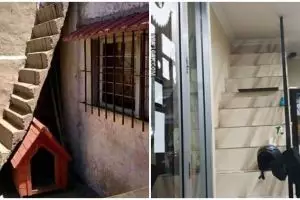 9 Potret absurd desain tangga usai renovasi ini bikin ngelus dada