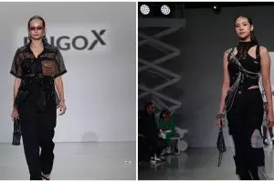 Gaya 13 seleb di panggung New York Fashion Week, bak model papan atas