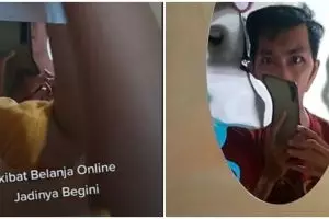 Beli cermin lewat online, yang diterima ibu ini kaca 'ajaib'