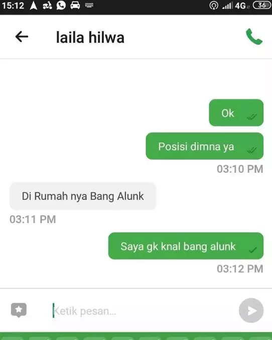 driver ojol tanya posisi jemput © berbagai sumber driver ojol tanya posisi jemput © berbagai sumber