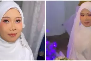 Pilunya pengantin ini, ayah meninggal 3 jam sebelum pernikahannya