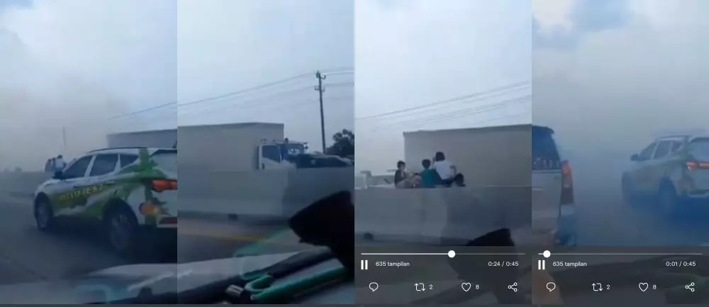 Kronologi kecelakaan jalan tol Pejagan-Pemalang, asap ganggu pengemudi berbagai sumber
