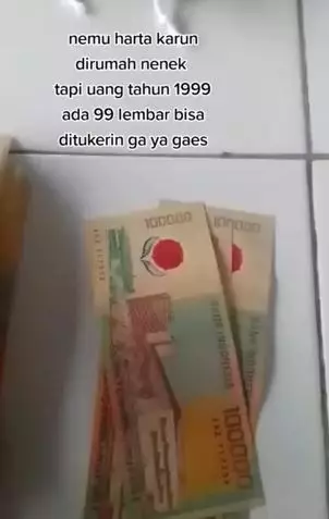 Wanita ini temukan uang jadul dirumah sang nenek TikTok