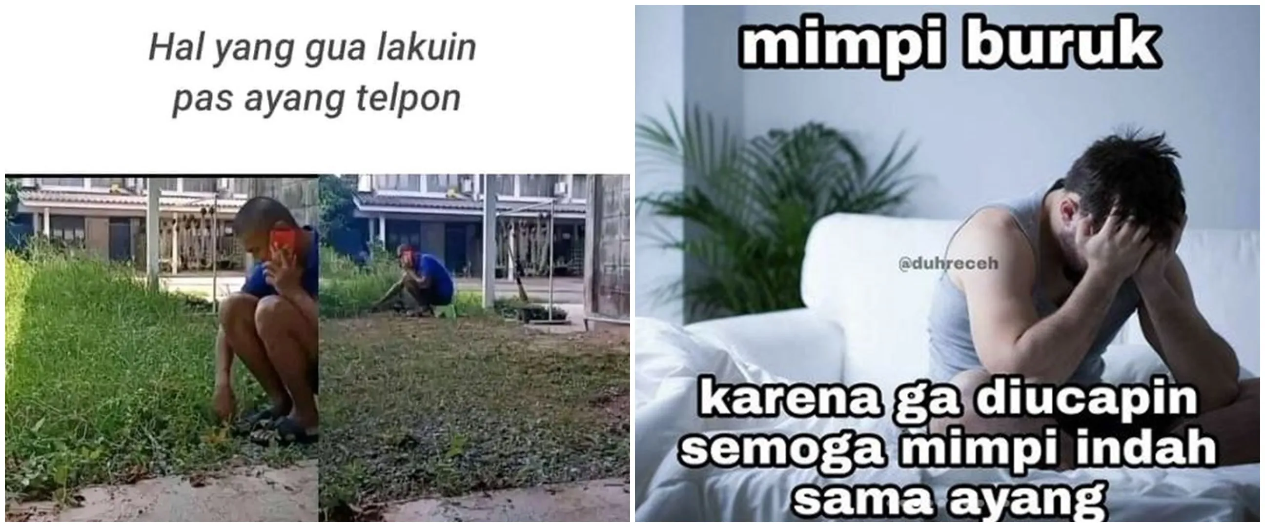 11 Meme lucu gara-gara ayang ini problemnya bikin geleng kepala