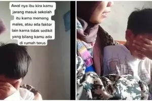 Jarang masuk sekolah dikira malas, alasan murid SD ini bikin haru