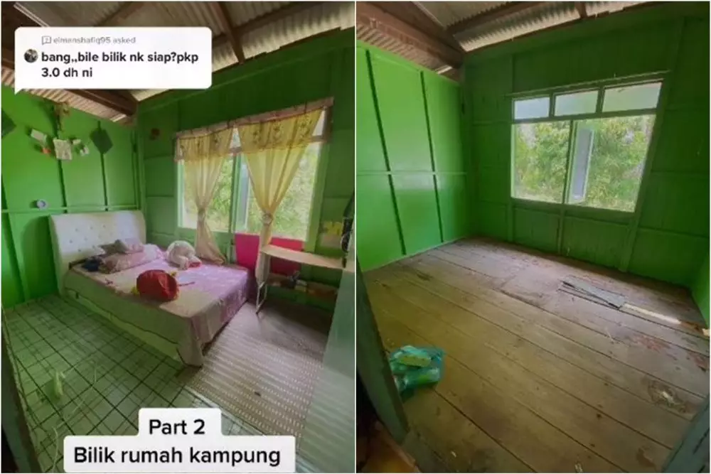 transformasi kamar tidur usai makeover © TikTok