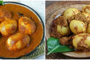 11 Cara membuat rendang telur, gurih dan bumbu rempahnya nendang