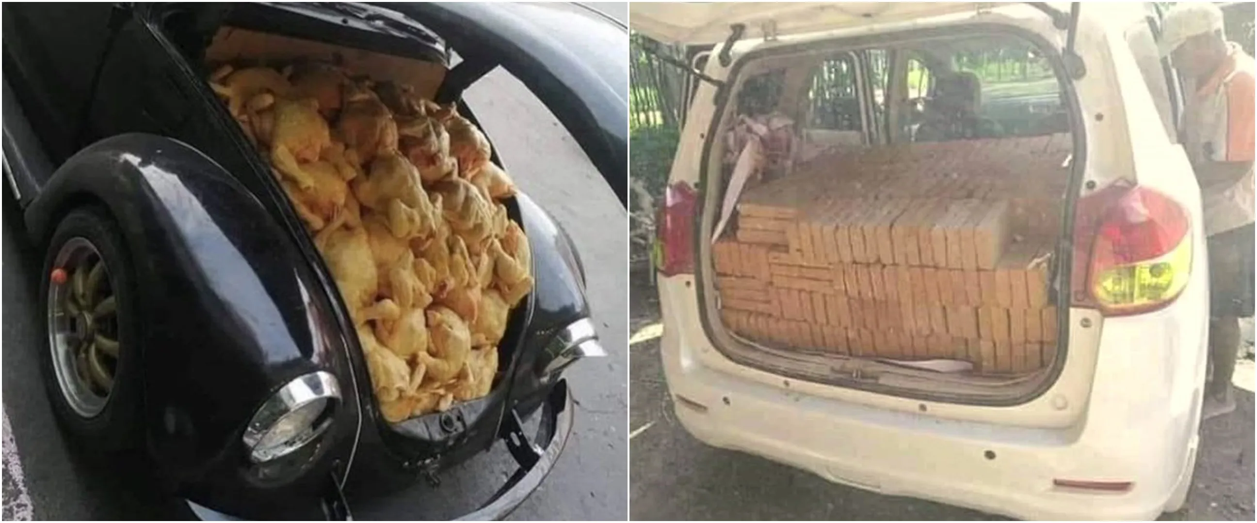 11 Penampakan bagasi mobil alih fungsi jadi nyeleneh ini absurd abis