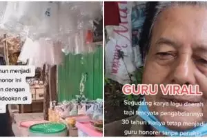 Guru honorer 30 tahun mengabdi tanpa uang pensiun, kini ngamen 