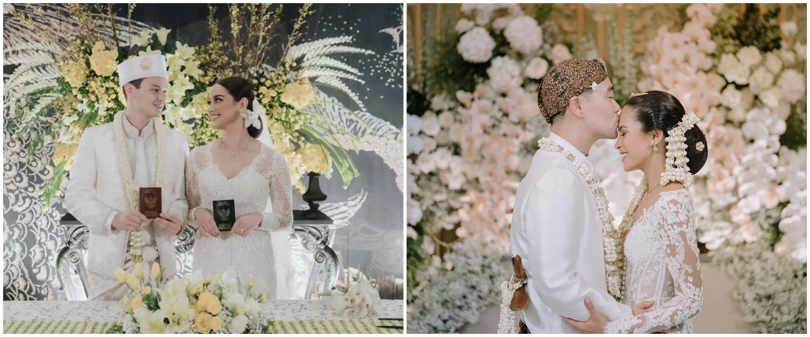 11 Beda gaya Maudy Ayunda dan adik selama rangkaian pernikahan