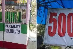 11 Potret spanduk jualan terlihat murah ini menipu mata, harus teliti