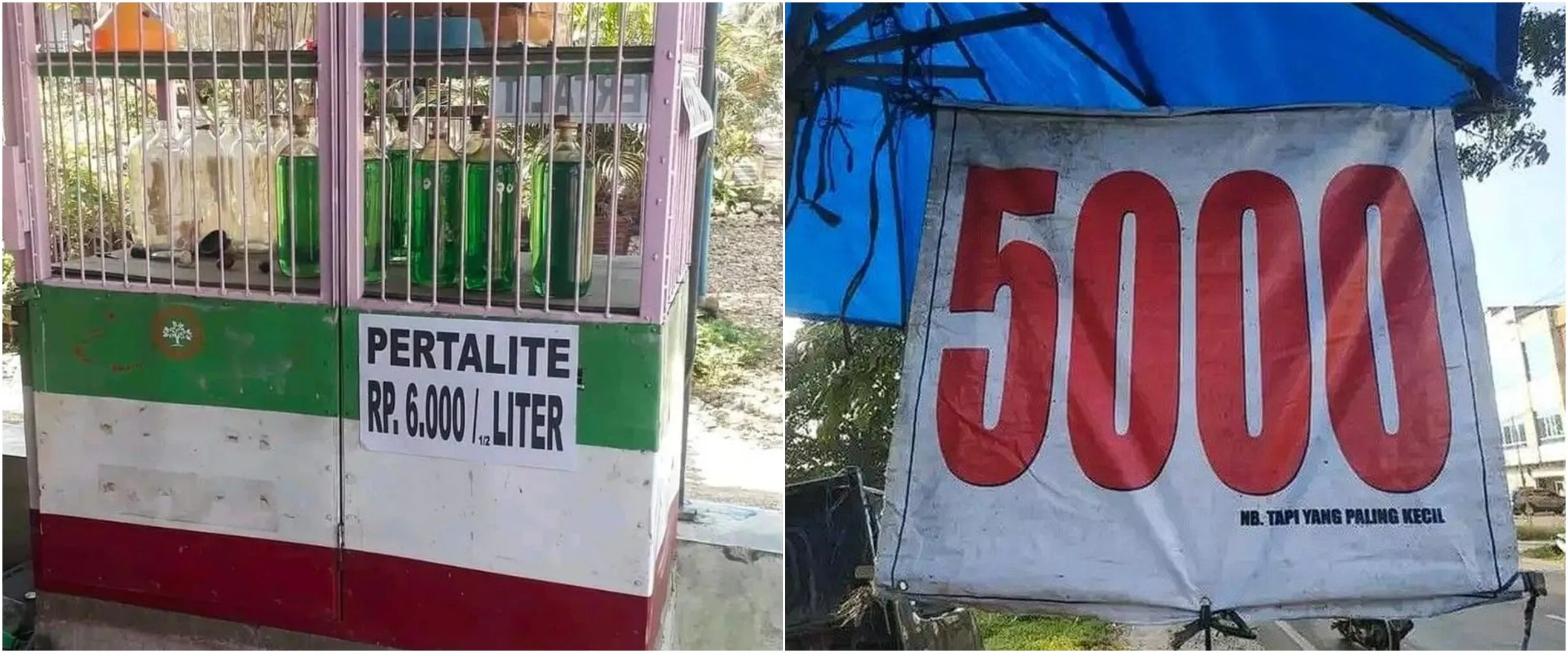 11 Potret spanduk jualan terlihat murah ini menipu mata, harus teliti