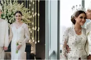 Riasan senada, 7 beda gaya akad nikah Amanda Khairunnisa dan Aurel