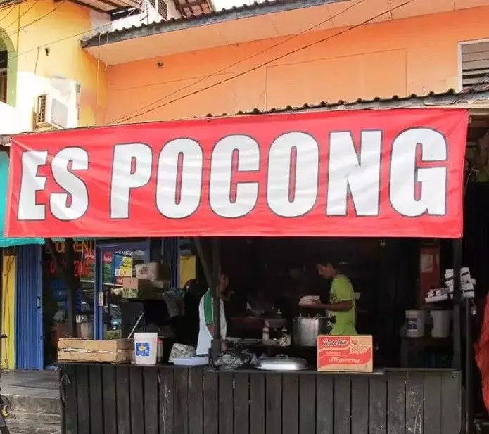 Potret warung pakai nama seram Berbagai sumber